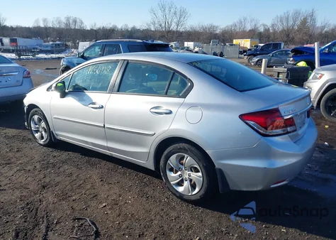 2014 Honda Civic Lx из США, поврежденный, VIN 19XFB2F58EE049349